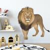 Nuevo FX-F151 elegante león dormitorio infantil entrada de jardín de infancia decoración de pared para el hogar pegatina de pared autoadhesiva