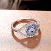 Cao Shi Lazada Anillo Popular Diseño Único Ojo de Ángel Ojo de Diablo Anillo Estrella Coreana Mismo Estilo