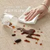 Alfombra estilo wabi-sabi color crema para la sala de estar, nueva impermeable, resistente a las manchas, fácil de limpiar, se limpia con paño, alfombra estilo madera natural para dormitorio para uso doméstico