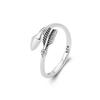 Nuevo anillo transfronterizo de plata de ley S925 con apertura ajustable, diseño retro personalizado y nicho.