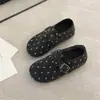 Tênis Birkenstock Moderno Estilo Coreano com Bolinhas para Mulheres Outono/Inverno Forro de Pelúcia Solado Macio Antiderrapante Retro Versátil para Uso Externo Sapatos Slip-on