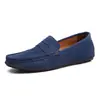 Zapatos de Conducir de Gamuza para Hombre de Primavera y Otoño Zapatos Casuales de Hombre Perezoso Suela Suave Antideslizantes Transpirables Mocasines Zapatos de Hombre Talla Grande