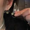Sensación fresca ~ nuevos aretes de aro chinos para mujer aretes de diseño de nicho para mujer aretes para mujer 2024 nuevos