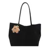 Nova Bolsa Elegante Versátil Moda Inverno 2025 Bolsa de Ombro Simples para o Trabalho Tote Casual de Grande Capacidade