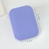 Espejo pequeño plegable estilo macarrón, alto atractivo estético, portátil para estudiantes, espejo de maquillaje compacto abatible con un pequeño peine
