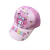 Boné de beisebol com estampa de desenho animado transfronteiriço, chapéu de sol para meninos e meninas, boné com proteção solar de comércio exterior, boné de rede fina infantil para meninas