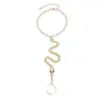Corrente de Corpo com Corrente de Contas Cravejada de Diamantes, Colar com Pingente de Diamante Brilhante e Franja, Corrente para o Peito, Corrente da Moda Europeia e Americana Tendência para Mulheres