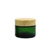 Botella de Crema Verde Portátil al Por Mayor Crema para Ojos Crema Facial Loción Corporal Reenvasada Botella Vacía Tamaño Pequeño Paquete Portátil en Stock