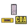 Desenho Animado Criativo Digital Porta Metal Americano Pintura Emblema Broche Acessórios Geométrico Animação Emblema Roupa Decoração