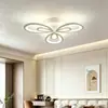 Lámpara de techo protectora para los ojos, lámpara de techo creativa de múltiples cabezales en forma de gota de agua para sala de estar, luminaria LED de forma irregular para uso doméstico