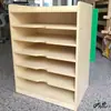 Estante de Armazenamento para Papel de Desenho Armário de Papel de Desenho Multicamadas Armazenamento de Papelão 4K para Estúdio 8 Camadas de Armazenamento de Materiais