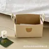 Cesta de Almacenamiento de Fieltro de Oso al por Mayor, Linda Bolsa de Almacenamiento de Escritorio Tridimensional Nueva, Bolsa de Almacenamiento Portátil para Camping