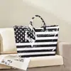 2026 Nuevo Sitio Independiente Transfronterizo Temu Bolso de Mano Impermeable PVC+Lona Portátil de Viaje Bolso de Hombro Bolso Tote