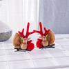 Novo Natal Antler Hairpin Acessórios de Cabelo Crianças Clip Girl Coreano Internet Celebridade Cartoon Elk Hairpin Acessórios de Cabelo Atacado