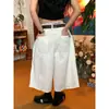 Jeans de Perna Larga com Design Retrô Americano para Homens e Mulheres, Calça Cropped, Calça Reta Solta Lavada High Street, Novo Estilo de Verão