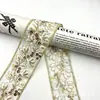 Ancho 5cm Nuevo Vestido de Novia Accesorios de Ropa para Mujer Venta al por Mayor Estilo Étnico Encaje Bordado Accesorios Cinta