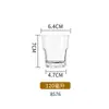 Copa Octagonal para Vino de Plástico Resistente a Caídas Taza de Cerveza Whisky para Bar Taza para Bebidas Cola Taza Acrílica Imitación de Vidrio