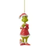 Colgante Creativo del Grinch Navideño Transfronterizo Decoración para Árbol de Navidad Colgante Acrílico Colgante para Espejo Retrovisor de Coche