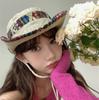Diseño Nicho Estilo Étnico Sombrero de Vaquero para Chica Caliente para Mujer Verano Exterior Protección Solar Montañismo Pesca Sombrero Parasol Sombrero de Pescador Trendy