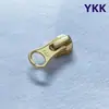 Zíper YKK Não. Zíper de 5 dentes de metal com cabeça de zíper auto travante em formato de arco para uso em bolsas, roupas e zíperes de braguilha