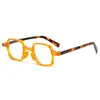 Montura de Gafas Cuadrada Pequeña Artística Retro de Alta Gama para Mujer Personalidad Versátil Hace que la Cara Parezca Más Pequeña Cara Sencilla Gafas de Atuendo de Celebridad de Internet Modernas