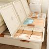 Caja de Almacenamiento Debajo de la Cama Plana para el Hogar con Ruedas Tipo Cajón Organizador de Ropa y Edredón Caja de Almacenamiento Debajo de la Cama Caja de Almacenamiento