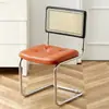 Silla de ratán silla nórdica de madera maciza para el hogar silla de comedor de diseño silla de segunda mano silla网红 cafetería hotel ocio silla ins