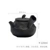 Tetera Kung Fu Estilo Japonés Manji Juego de Té Cerámica Hogar Antiguo Tetera con Filtro de Agujeros Bola de Barro