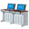 Podium Inteligente Pupitre Multimídia Mesa de Professor de Escola Aço Multifuncional Flip-Up Computador Podium de Sala de Aula Mesa