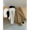Calça de Algodão Feminina de Cintura Alta Wide Leg Outono 2026, Calça Reta Casual, Emagrecimento e Versátil, Calça de Nove Pontos para o Trabalho, Estilo de Perna Curva