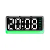 Novo Relógio Eletrônico LED Despertador Simples Display Multifuncional com Luz Noturna Despertador GH9035-8072