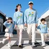 Juntos no jardim de atividades do jardim de infância roupas de jardim alunos do ensino fundamental roupas para apresentação em aula coletes pais casaco casual de manga comprida solto