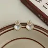 Brincos Geométricos de Strass de Nicho 2025 Novo Estilo Quente Luxo Acessível Moda de Ponta Brincos Pequenos e Exquisitos Brincos