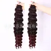 Peluca de Comercio Exterior Conchada Rizada Fibra Química Crochet Trenza de Cabello Twist Profundo Peluca Moda Africana Afro Pequeño Rizado