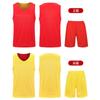 Traje de baloncesto de doble cara, ropa de verano para niños y hombres, traje de entrenamiento, uniforme de equipo de competición, impresión, ropa deportiva para estudiantes de primaria.