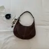 Bolso Pequeño de Hombro Individual Color Sólido Mate Retro de Nicho Bolso Tote Pequeño de Mano de Alto Valor Nuevo para Commute Principios de Otoño de 2026 Moderno