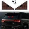 Luz LED Decorativa Ojo del Diablo USB para Coche Ojo Ventana Trasera Parabrisas Sin Cableado Expresión Luz Ambiental Decorativa