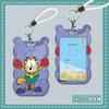 Tarjeta de acceso de autobús/metro creativa personalizada de Garfield de dibujos animados, con cordón largo tipo halter, tarjeta de estudiante de jardín de infancia