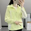 Chaqueta de Protección Solar para Mujer 2026 Verano Nuevo Corte Holgado Protección UV Hielo Fresco Seda Delgado Abrigo de Gama Alta UPF50+