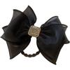 Diadema exquisita de lazo completo de diamantes estilo coreano banda de goma de cordón de temperamento 2022 nuevo anillo para pelo de bola ins