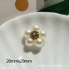 Promoção Imperdível Série de Flores de Pérola Imitação Acessórios para Joias DIY Decoração de Sapatos e Roupas Materiais Artesanais Presilha de Garra Acessórios Antigos Flor
