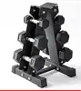Estante para Mancuernas Comercial, Juego de Estante Pequeño para Mancuernas de Hierro para Uso en Casa y Gimnasio para 6 Pares