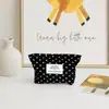 Bolsa de Cosméticos Retro de Pana, Bolso Clutch Portátil de Viaje, Bolsa de Aseo, Bolsa de Almacenamiento Multifuncional de Gran Capacidad