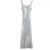 Ropa Europea y Americana de Mujer Transfronteriza, Vestido de Noche de Moda Más Vendido en Aliexpress, Vestido Sexy sin Espalda Ajustado sin Tirantes