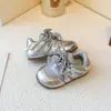 Sapatos de Treino Morais com Laço Estilo Ballet para Meninas 2025 Outono Novos Sapatos Esportivos para Meninas Solado Macio Sapatos de Princesa para Crianças