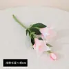 Flores de gladíolo artificiais de 3 cabeças com haste curta para decorações de casamento, decoração de sala de estar, arranjos florais artificiais e materiais de design floral no atacado