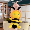 Lindo llavero de cordero de peluche, muñeco de peluche, colgante para bolso de pareja, juguete de máquina de peluches, accesorio de regalo