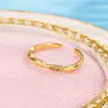 Nuevo Anillo de Pescado de Fila Única con Diamantes Flash Diseño de Nicho Simple y Versátil Moda Personalizada Joyería para Mujeres Viajeras