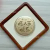 Moneda Grande de Oro Puro 999, Moneda Conmemorativa de Cien Millones de Meta Pequeña, Adorno Conmemorativo para Bancos y Empresas, Producto para Atraer Tráfico en Transmisiones en Vivo
