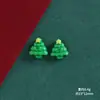 Mini Carrillón de Viento de Papá Noel Regalo Árbol de Navidad Reno Pegamento Cremoso Materiales para Manualidades DIY Accesorios de Resina